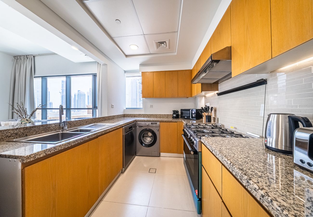 Apartment in Dubai - Burj Khalifa View I Modern Home I 2 Bedrooms 