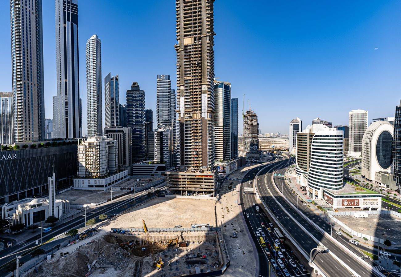 Studio in Dubai - Stylish Studio apartment in Downtown Dubai I Burj Al Nujoom