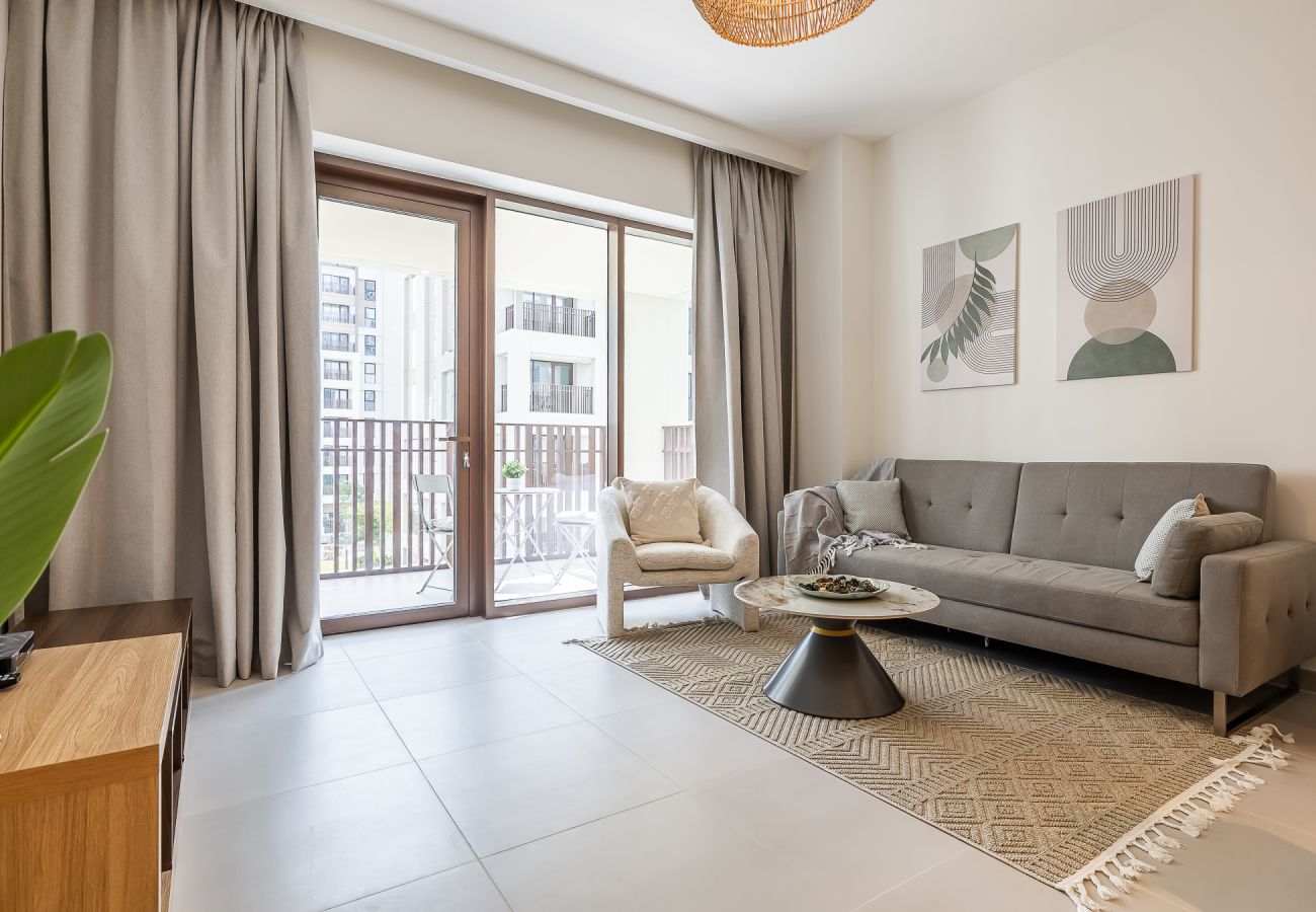 Apartment in Dubai - Chic 1-Bedroom Apartment | Surf, Creek Beach – Dubai Creek Harbour