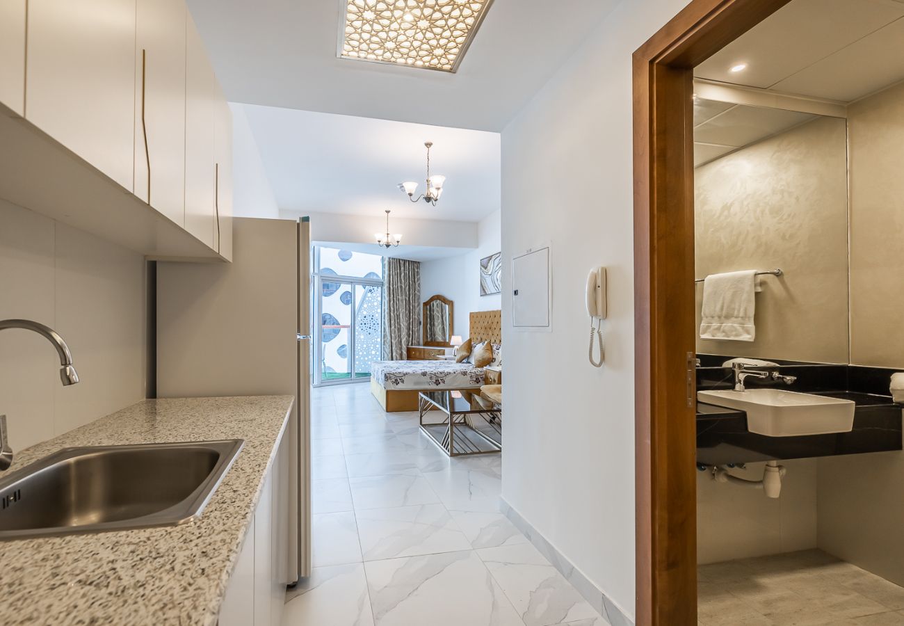 Apartment in Dubai - Studio with Burj Khalifa View