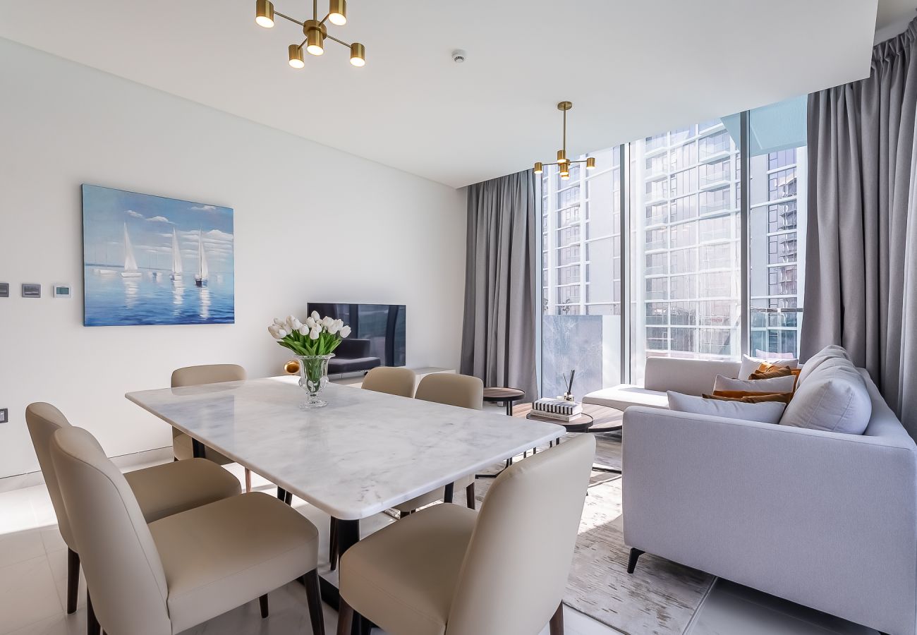 Apartment in Dubai - 3BDR + Maid Room I District One I City view