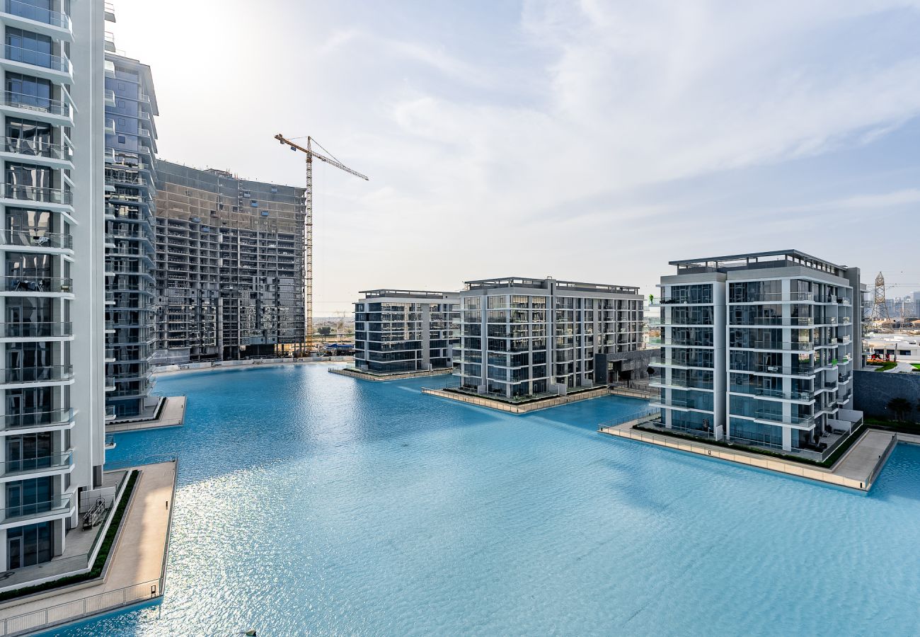 Apartment in Dubai - 3BDR + Maid Room I District One I City view
