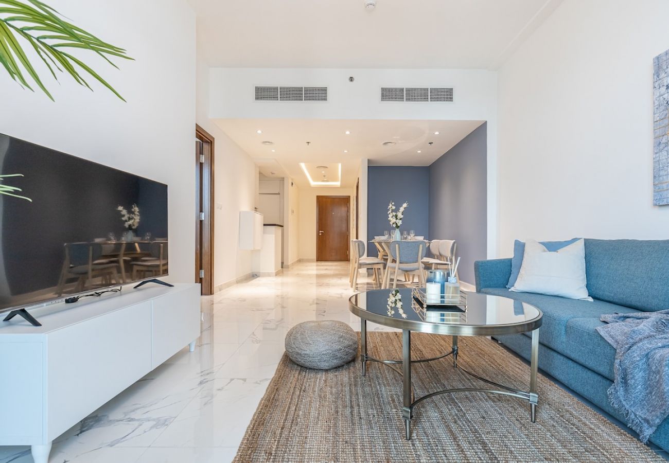 Apartment in Dubai - Superb 1-Bedroom Apartment in Amna Tower – Stunning Views of Burj Khalifa & Business Bay