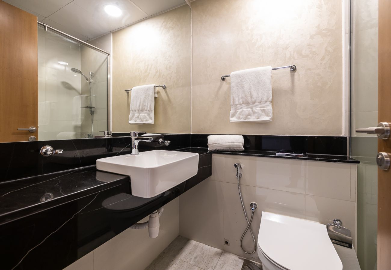 Studio in Dubai - It’s great view at night from your balcony and even bed