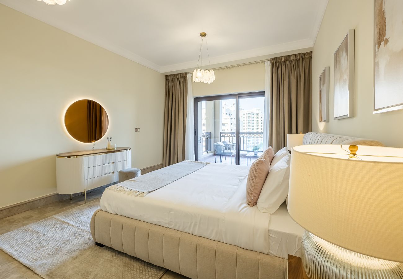Apartment in Dubai - Elegant 1-Bedroom Apartment in Fairmont Residences South on The Palm