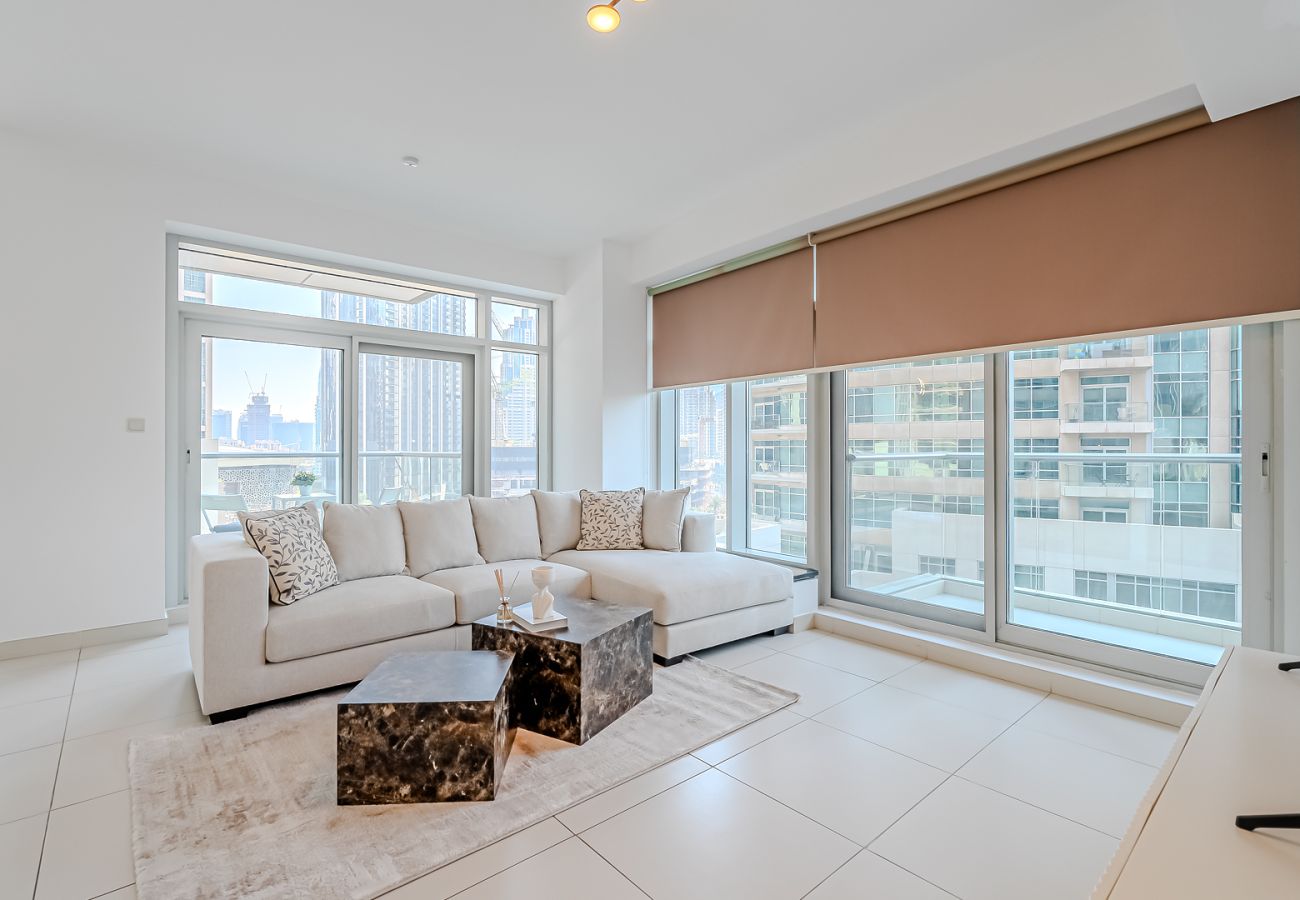 Apartment in Dubai - Stylish 2-Bedroom Apartment with Iconic Views | The Lofts, Downtown Dubai