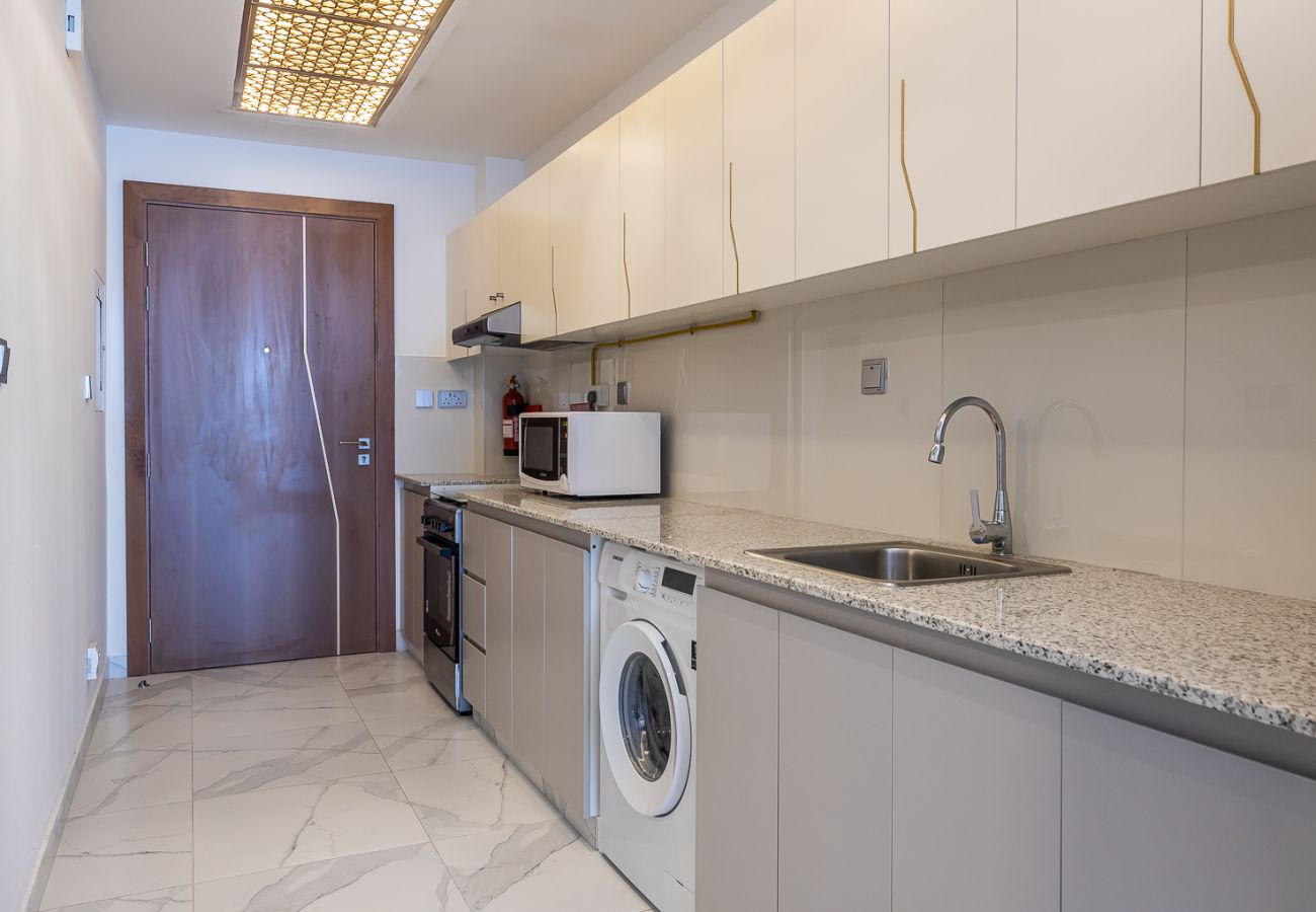 Квартира-студия на Dubai - It’s great view at night from your balcony and even bed