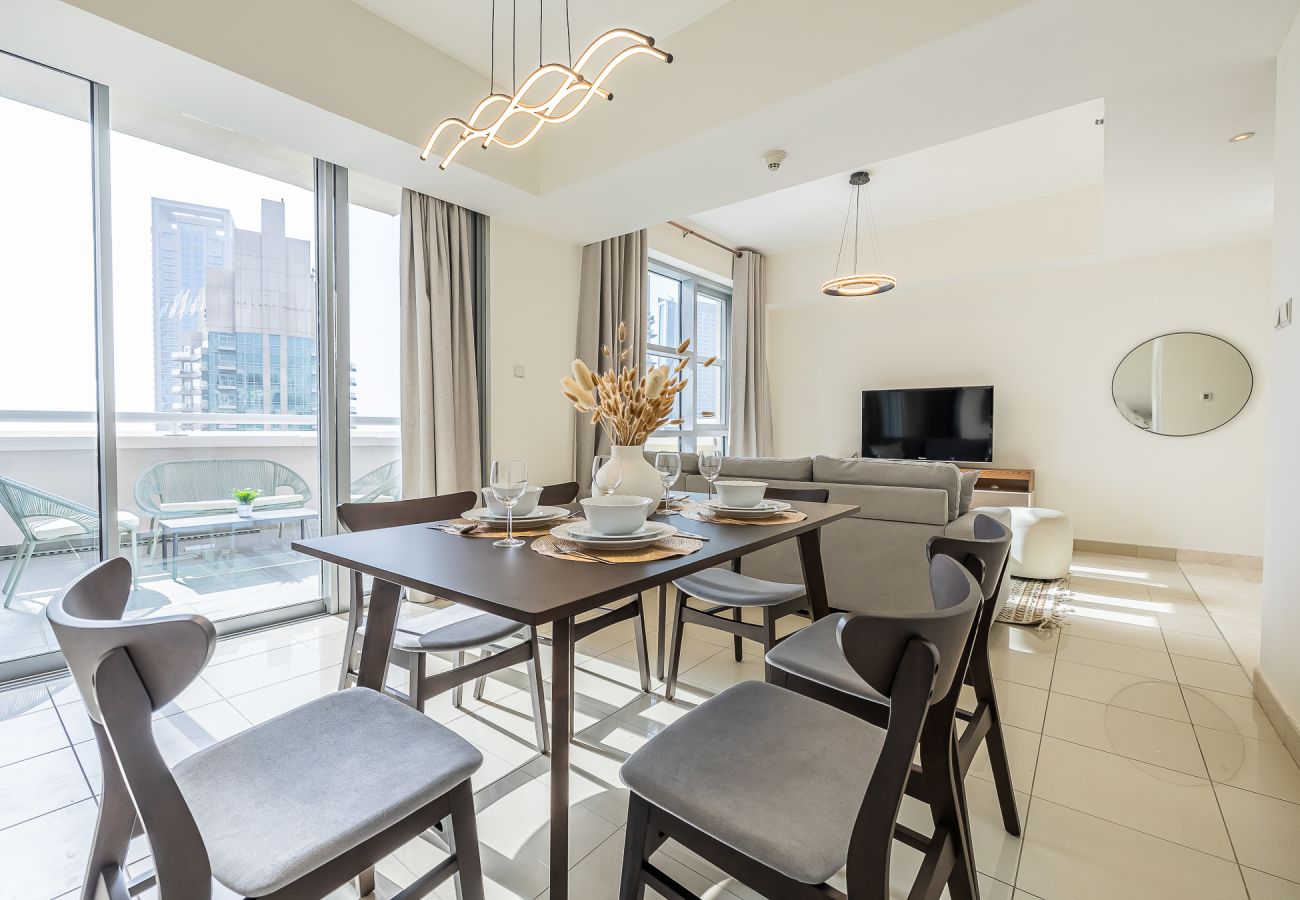 Апартаменты на Dubai - Spacious 3-Bedroom Apartment with Stunning Downtown City Views