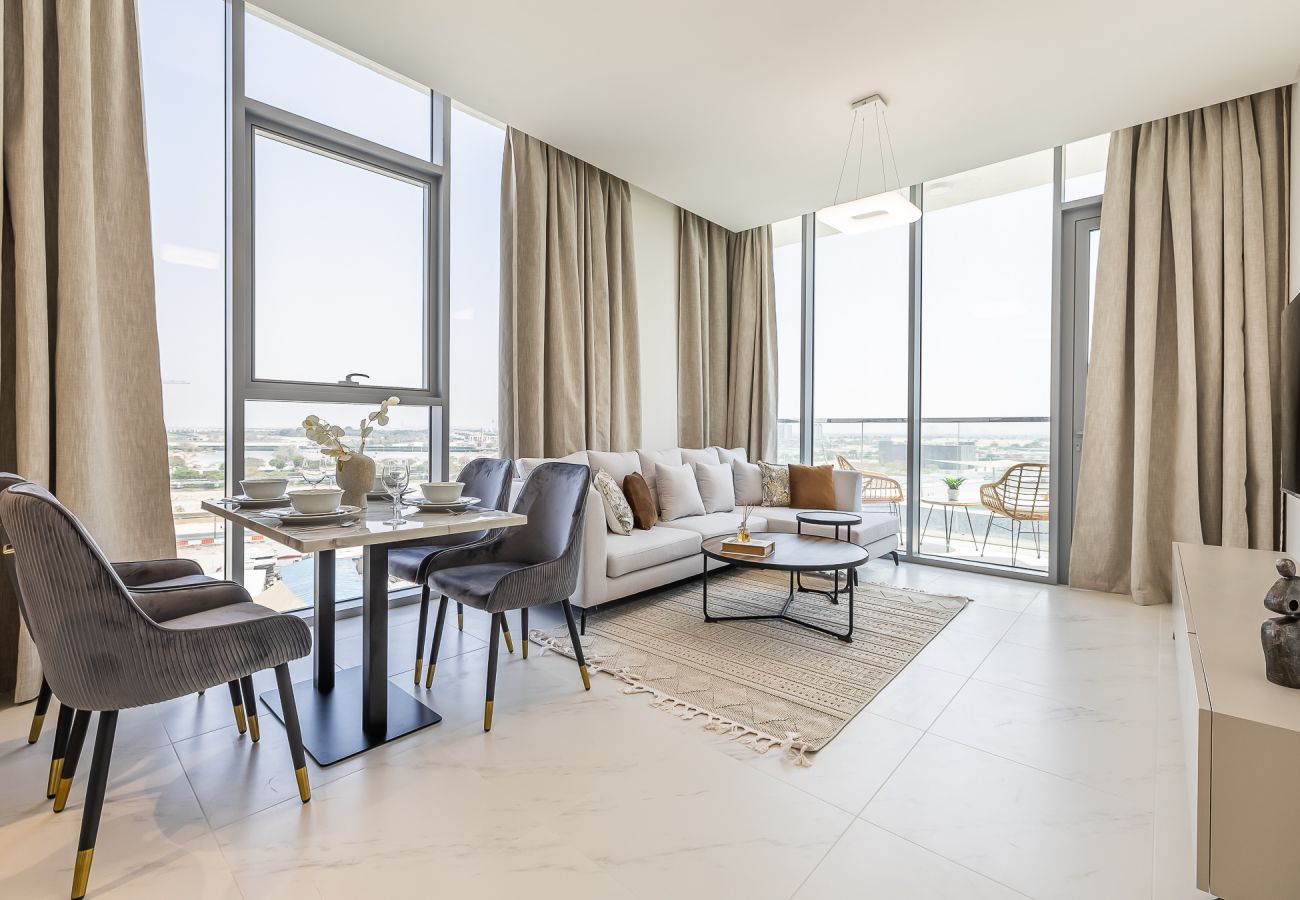 Апартаменты на Dubai - Modern 1-Bedroom Apartment with Lagoon Views | Residences 15 – District One