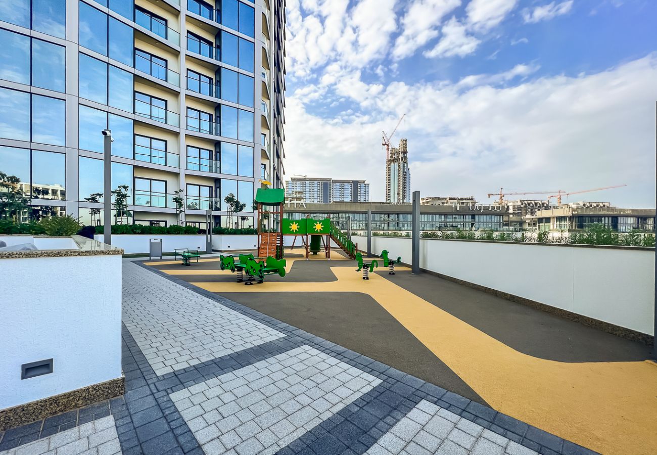 Апартаменты на Dubai -  Modern 1-Bedroom Apartment with Burj Khalifa Views | Sobha Waves I 3515