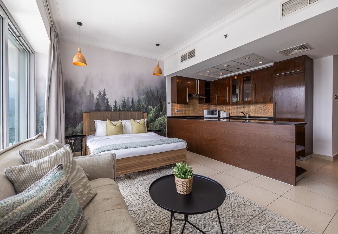 Апартаменты на Dubai - Studio Next to Burj Khalifa / Large Balcony With City View