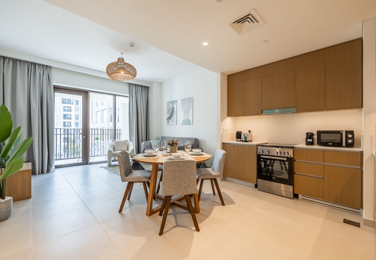 Апартаменты на Dubai - Chic 1-Bedroom Apartment | Surf, Creek Beach – Dubai Creek Harbour