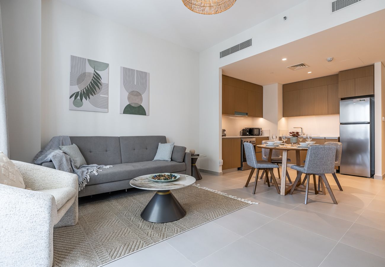 Апартаменты на Dubai - Chic 1-Bedroom Apartment | Surf, Creek Beach – Dubai Creek Harbour