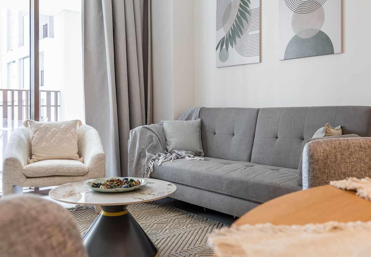 Апартаменты на Dubai - Chic 1-Bedroom Apartment | Surf, Creek Beach – Dubai Creek Harbour