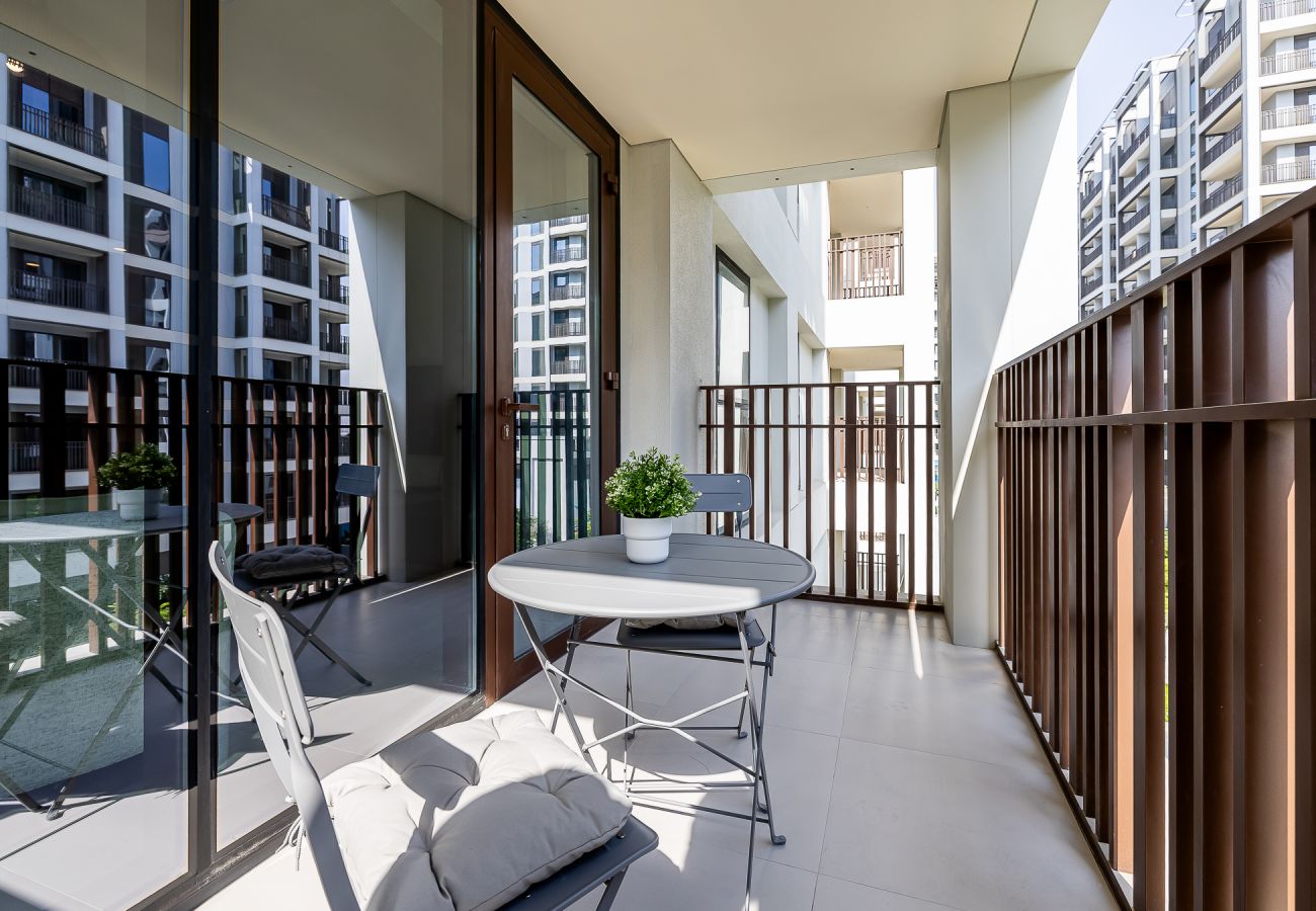 Апартаменты на Dubai - Chic 1-Bedroom Apartment | Surf, Creek Beach – Dubai Creek Harbour