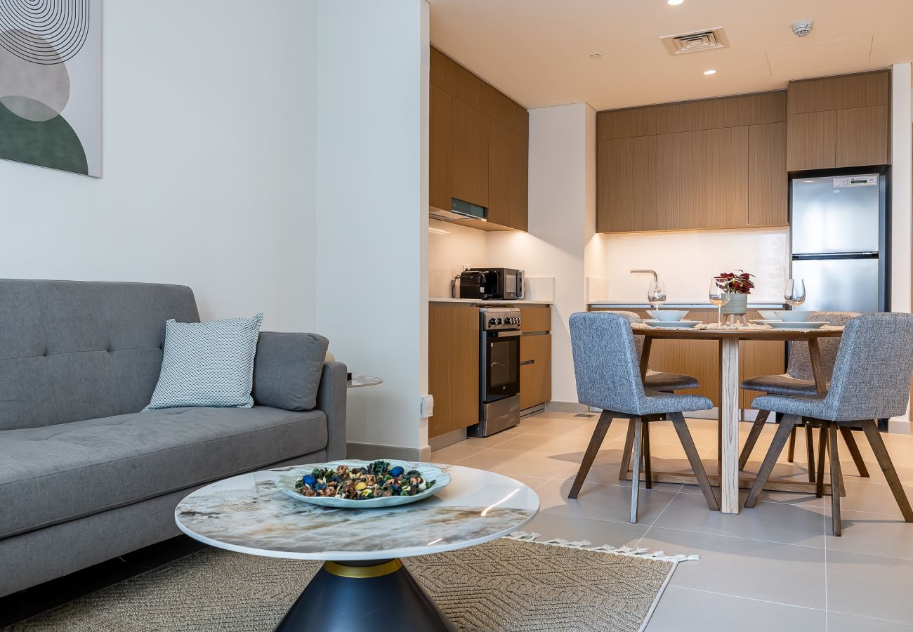 Апартаменты на Dubai - Chic 1-Bedroom Apartment | Surf, Creek Beach – Dubai Creek Harbour