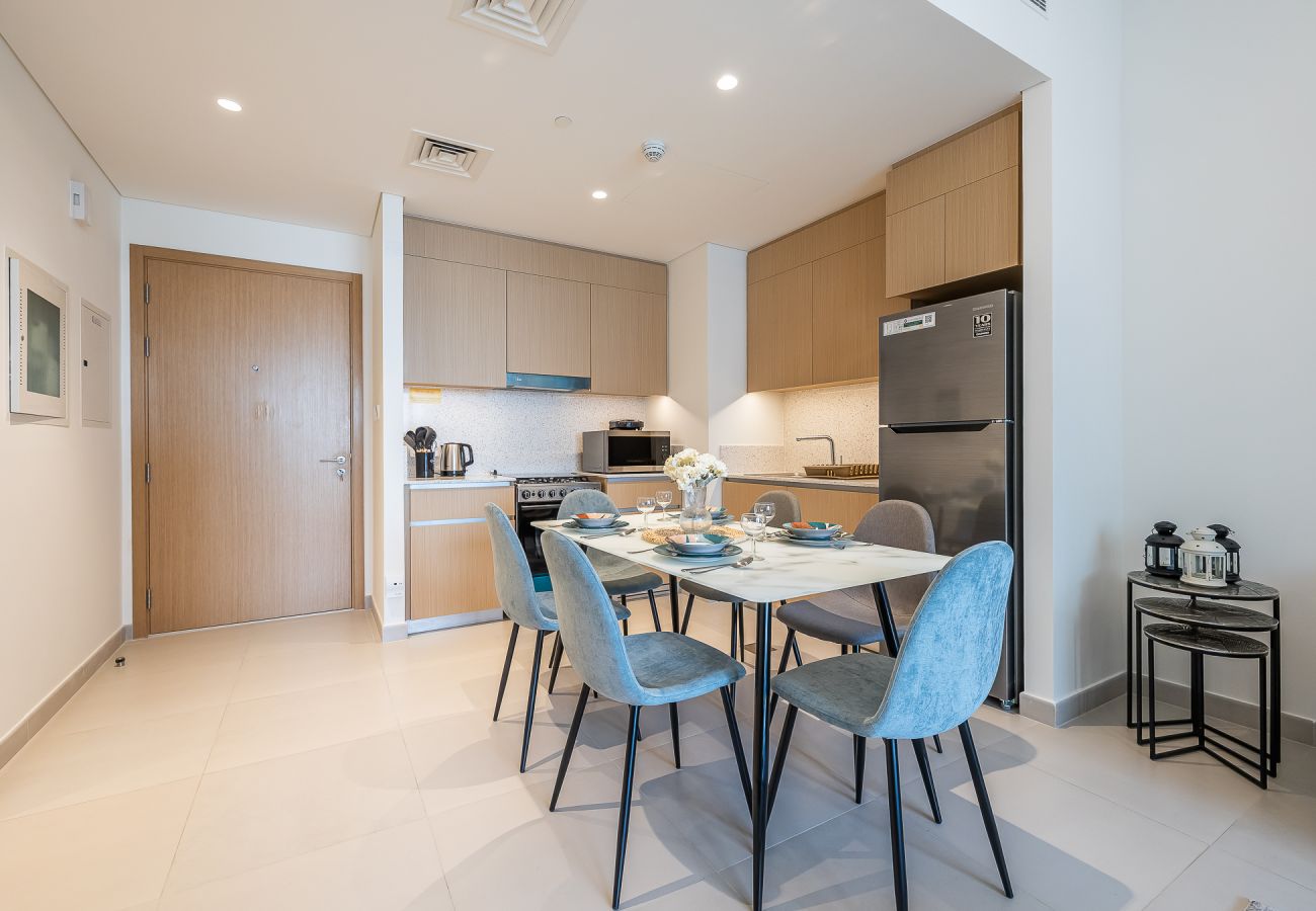 Апартаменты на Dubai - Eccentric 1-Bedroom Apartment in Dubai Creek Harbour with Stunning Views