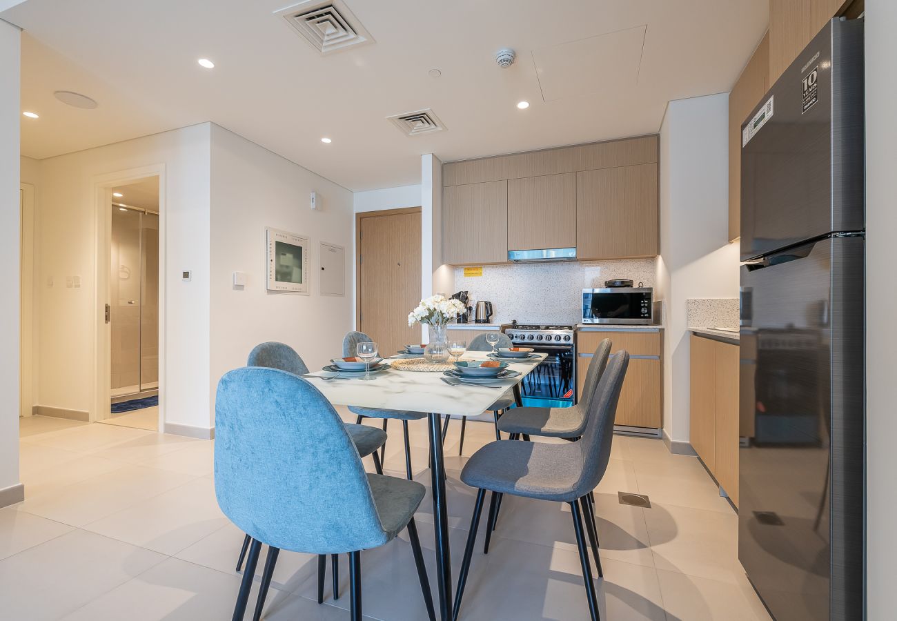 Апартаменты на Dubai - Eccentric 1-Bedroom Apartment in Dubai Creek Harbour with Stunning Views