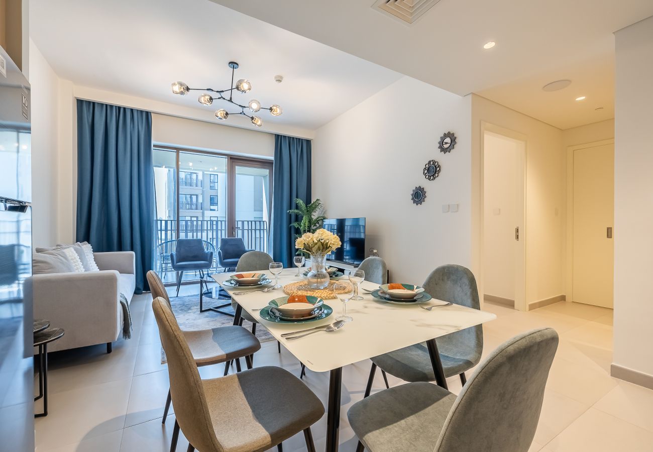 Апартаменты на Dubai - Eccentric 1-Bedroom Apartment in Dubai Creek Harbour with Stunning Views