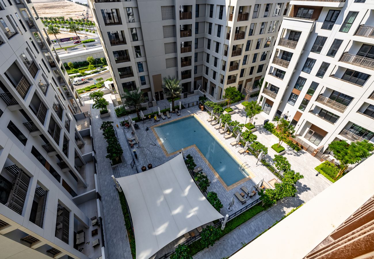 Апартаменты на Dubai - Eccentric 1-Bedroom Apartment in Dubai Creek Harbour with Stunning Views