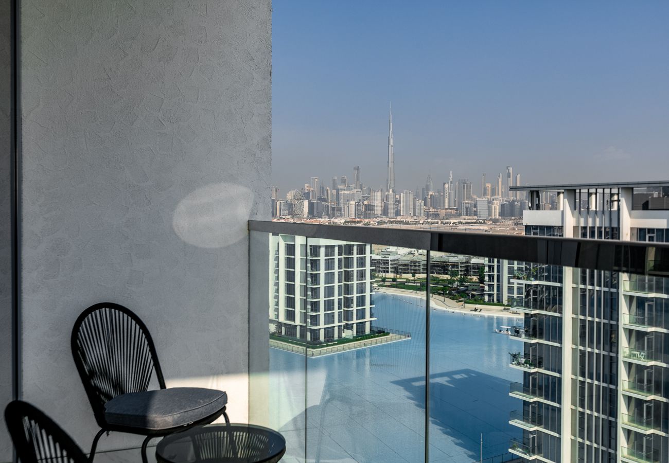 Апартаменты на Dubai - Lagoon-Facing 1BR Apartment | Residences 14, District One