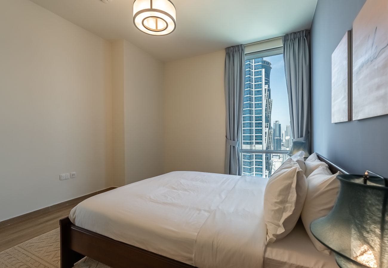 Апартаменты на Dubai - Elegant 3-Bedroom Apartment with Maid’s Room in Noora Tower – Al Habtoor City