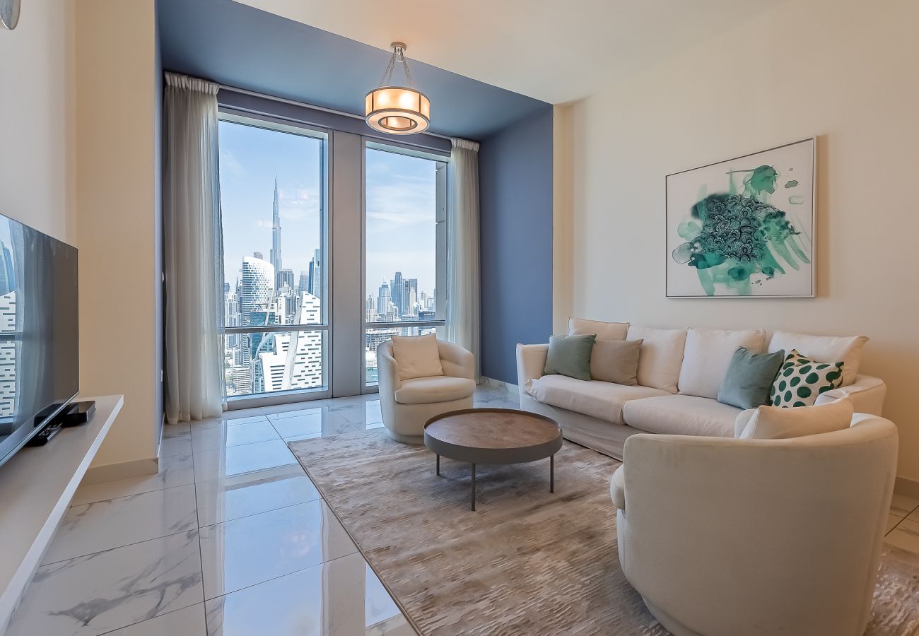 Апартаменты на Dubai - Elegant 3-Bedroom Apartment with Maid’s Room in Noora Tower – Al Habtoor City