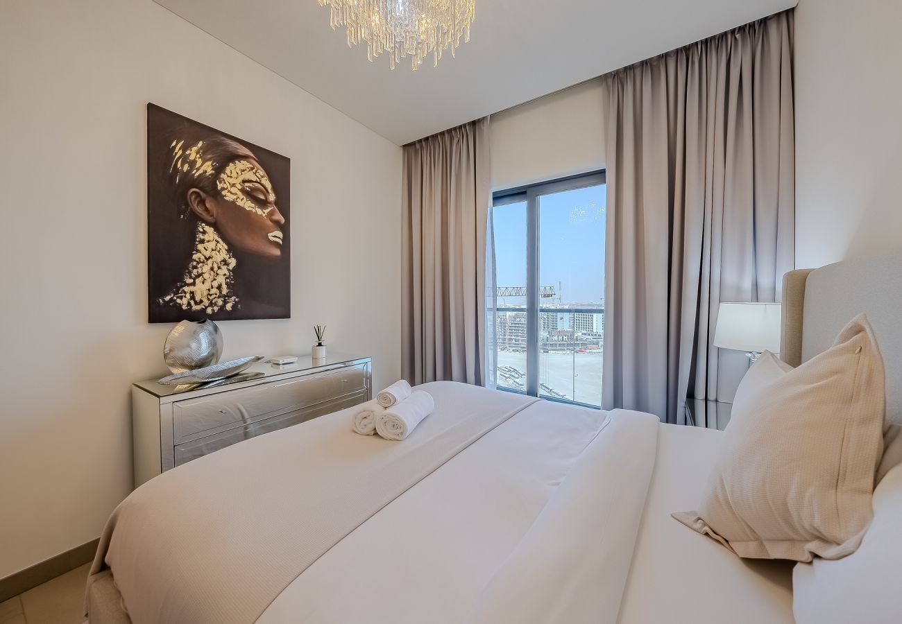 Апартаменты на Dubai - Stylish 1 BDR apartment in Sobha Waves