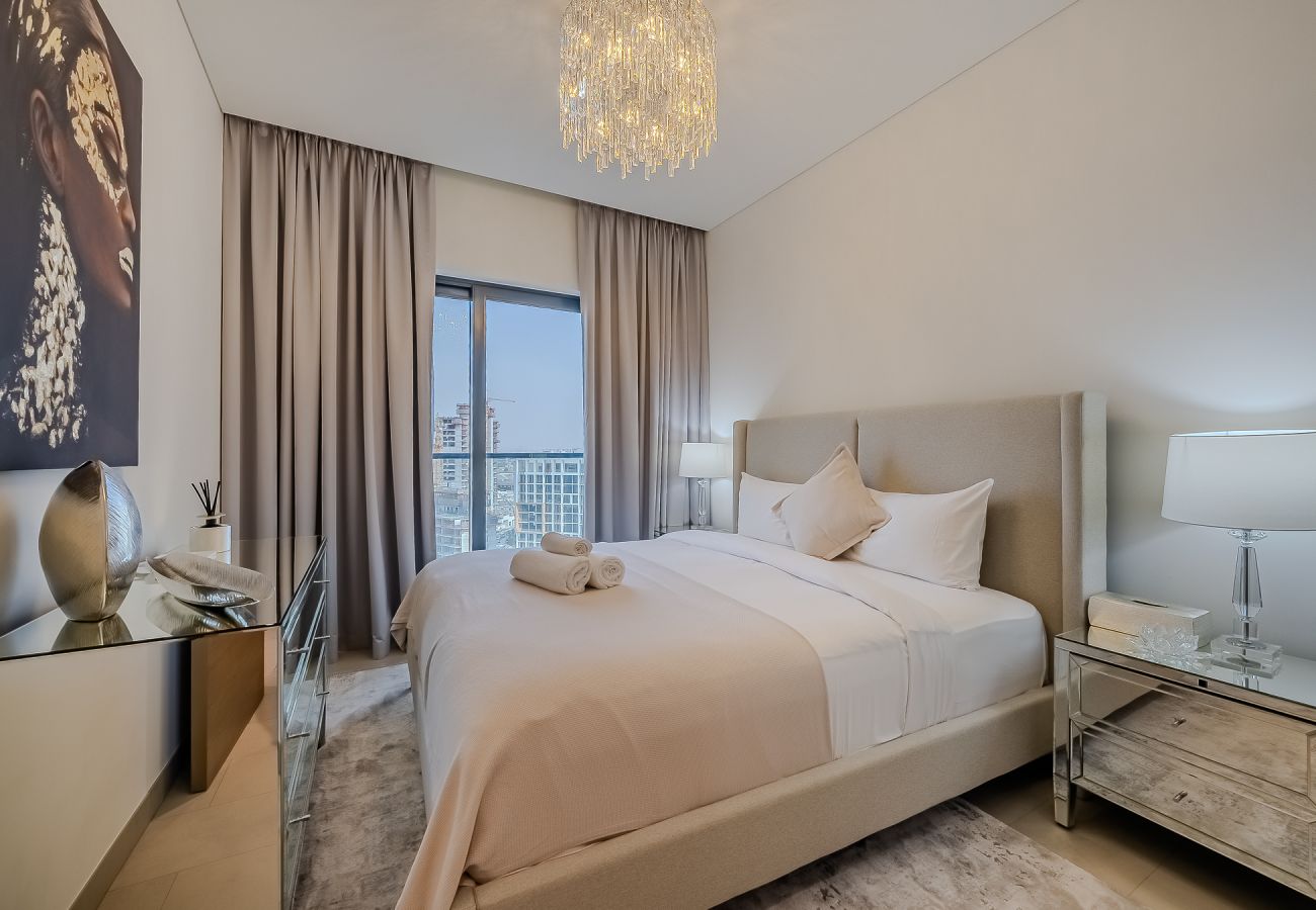 Апартаменты на Dubai - Stylish 1 BDR apartment in Sobha Waves
