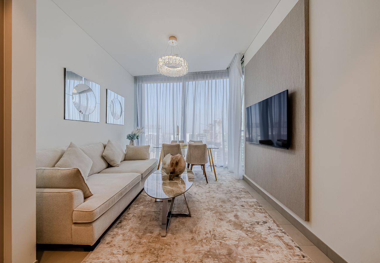 Апартаменты на Dubai - Stylish 1 BDR apartment in Sobha Waves