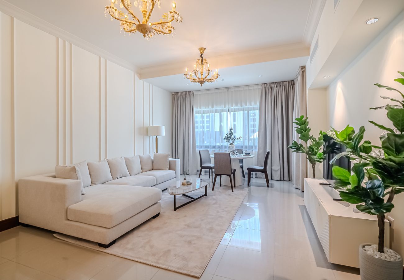 Апартаменты на Dubai - Apartment with Palm Jumeirah view I Golden Mile 