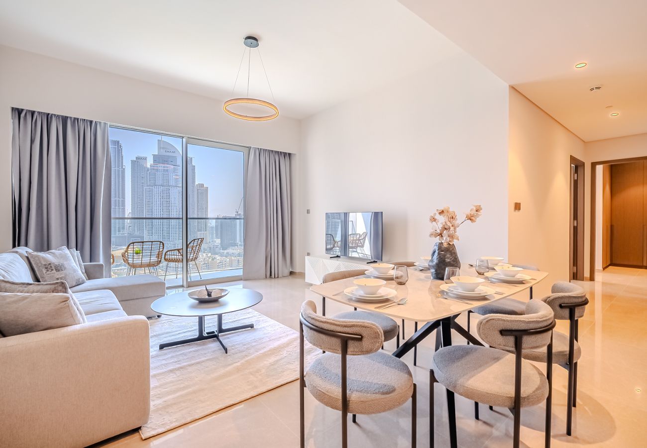 Апартаменты на Dubai - 2BDR apartment with stunning Burj Khalifa Views