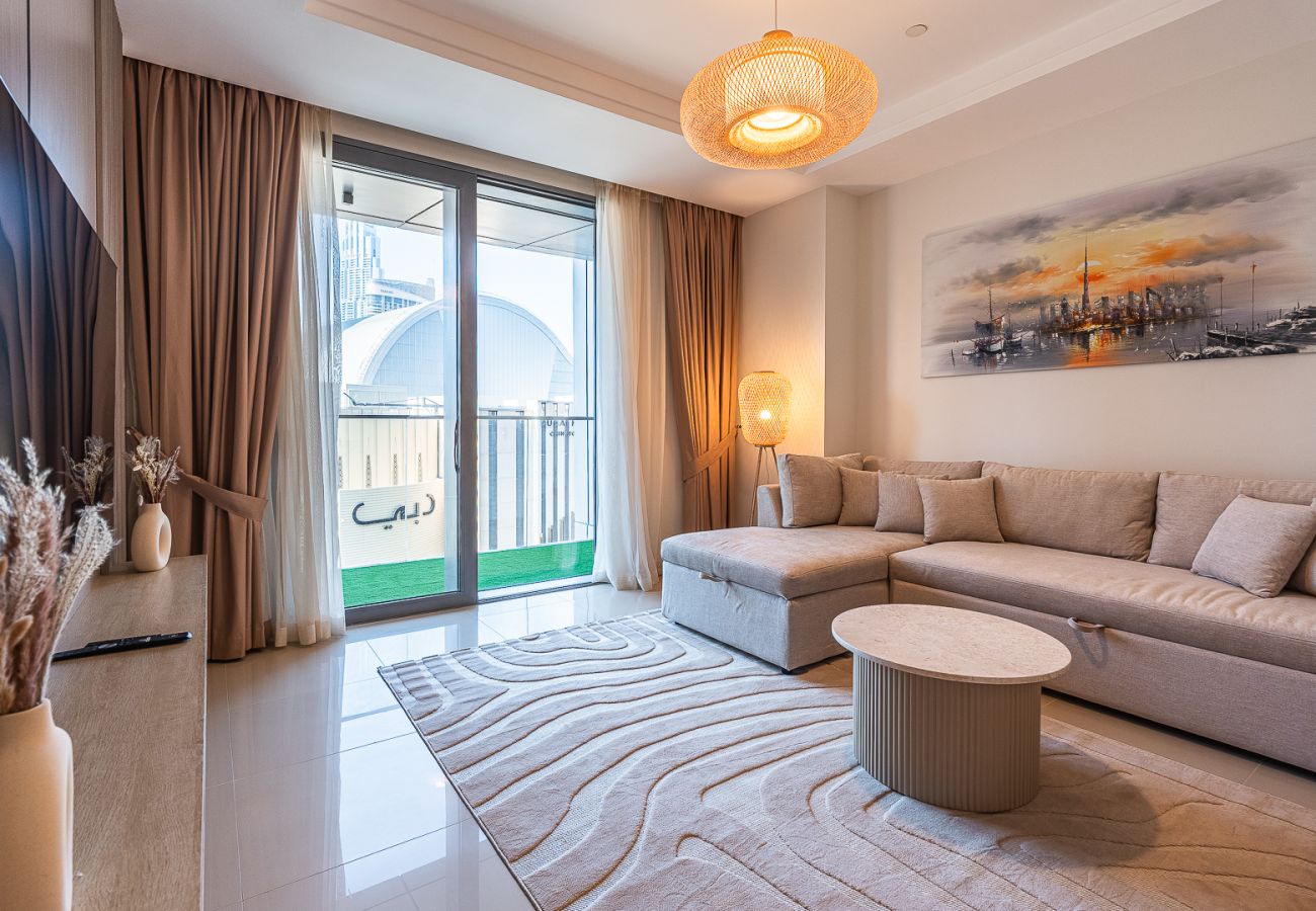 Апартаменты на Dubai - Modern & Spacious 1-Bedroom Apartment in Boulevard Point I Downtown Dubai