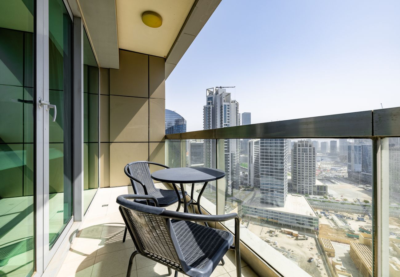 Квартира-студия на Dubai - Studio Next to Burj Khalifa / Large Balcony With City View