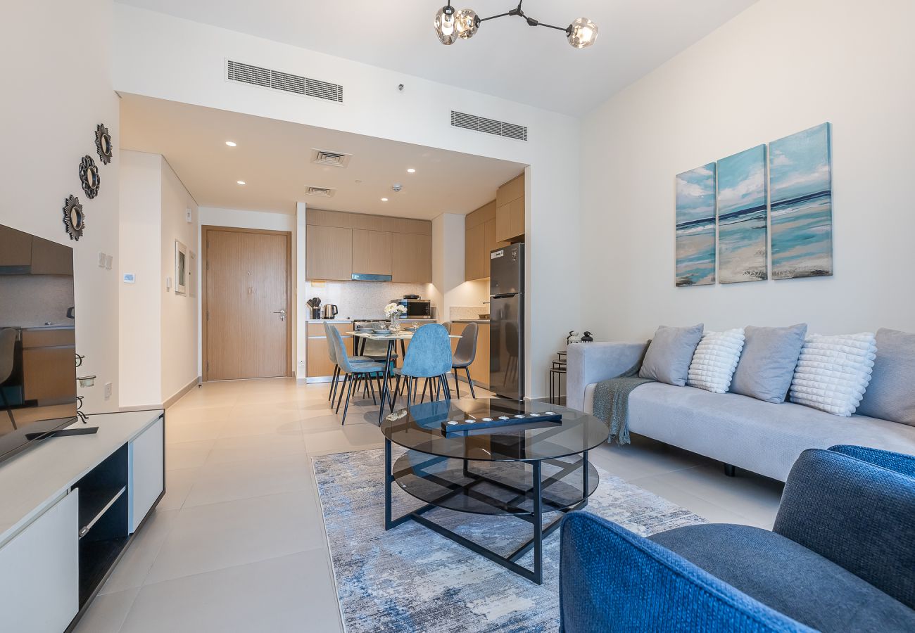 Апартаменты на Dubai - Eccentric 1-Bedroom Apartment in Dubai Creek Harbour with Stunning Views