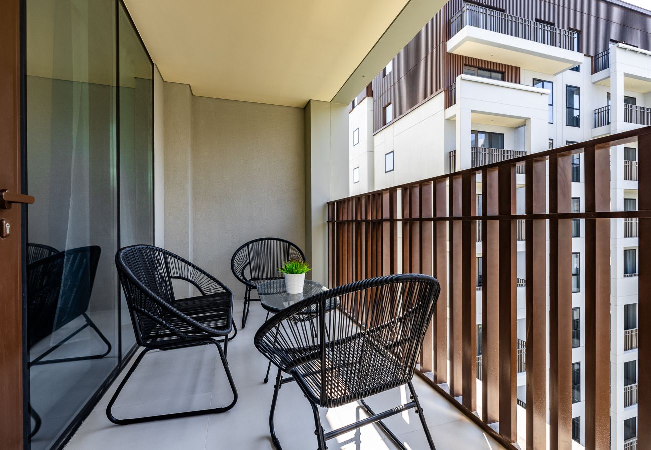 Апартаменты на Dubai - Eccentric 1-Bedroom Apartment in Dubai Creek Harbour with Stunning Views