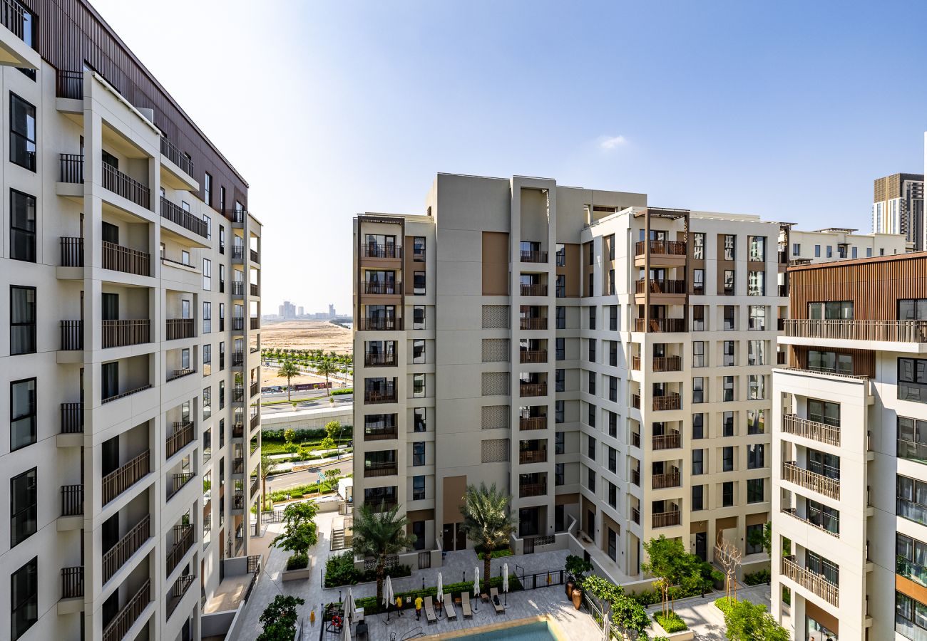 Апартаменты на Dubai - Eccentric 1-Bedroom Apartment in Dubai Creek Harbour with Stunning Views