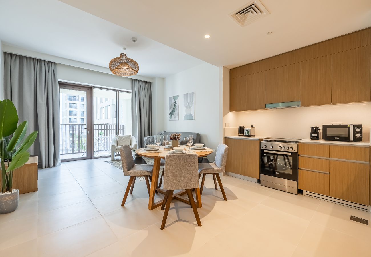 Апартаменты на Dubai - Chic 1-Bedroom Apartment | Surf, Creek Beach – Dubai Creek Harbour