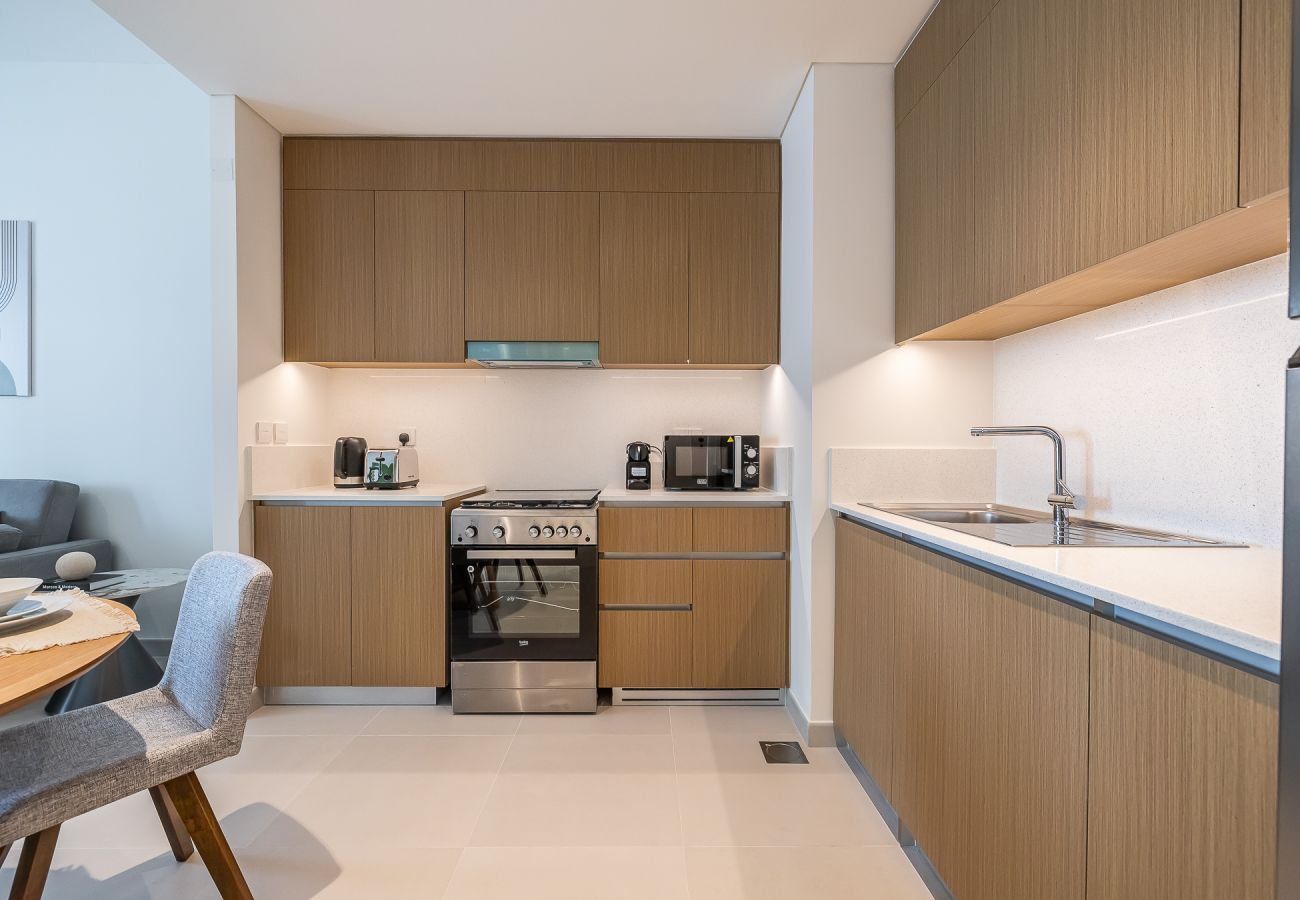 Апартаменты на Dubai - Chic 1-Bedroom Apartment | Surf, Creek Beach – Dubai Creek Harbour