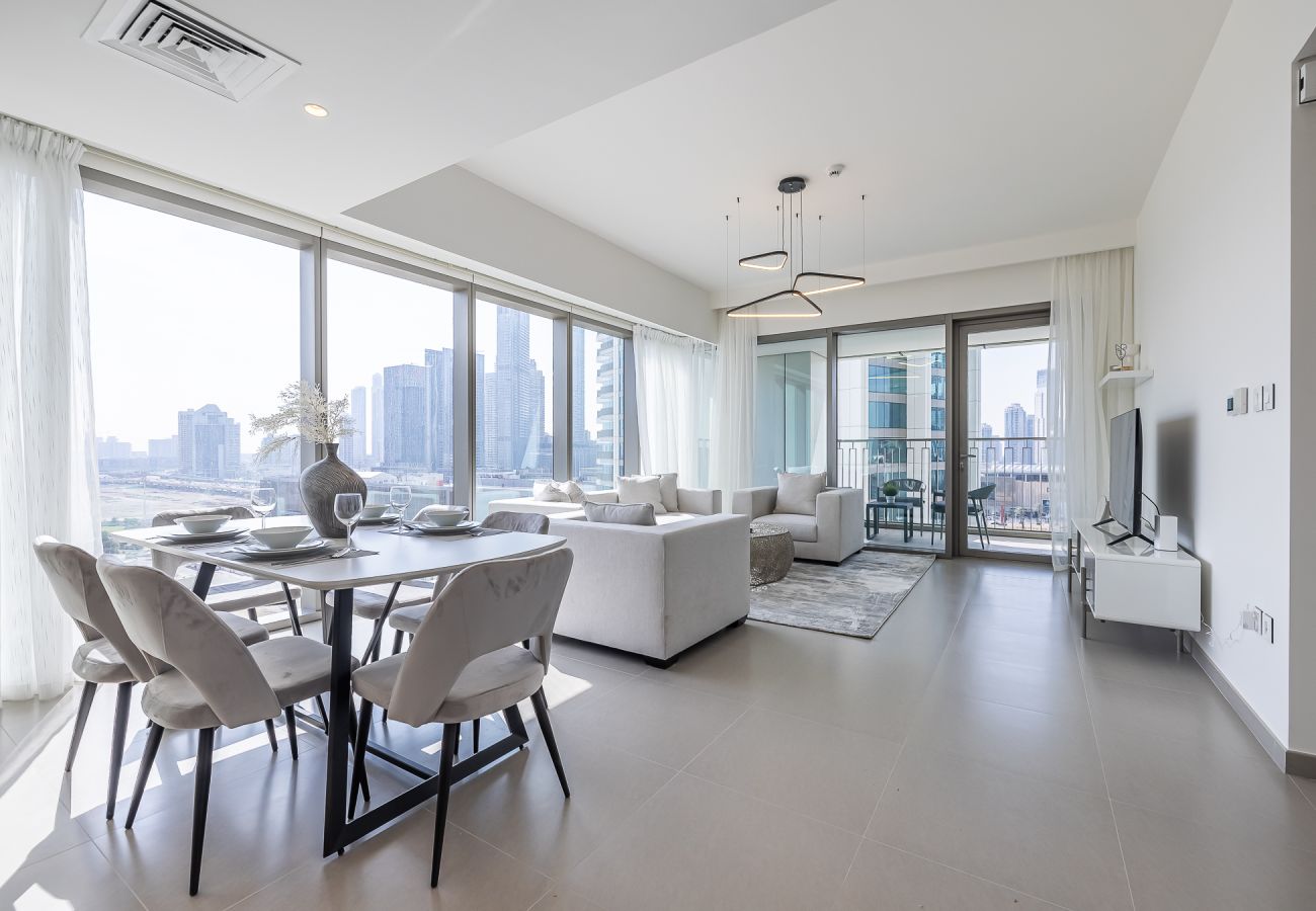 Апартаменты на Dubai - 3BDR Apartment +  maid room I Burj Khalifa view I Downtown