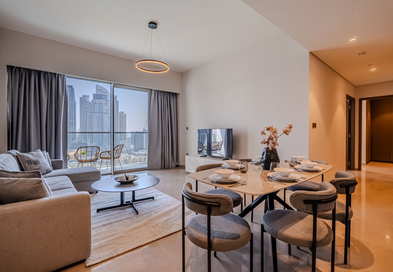 Апартаменты на Dubai - 2BDR apartment with stunning Burj Khalifa Views