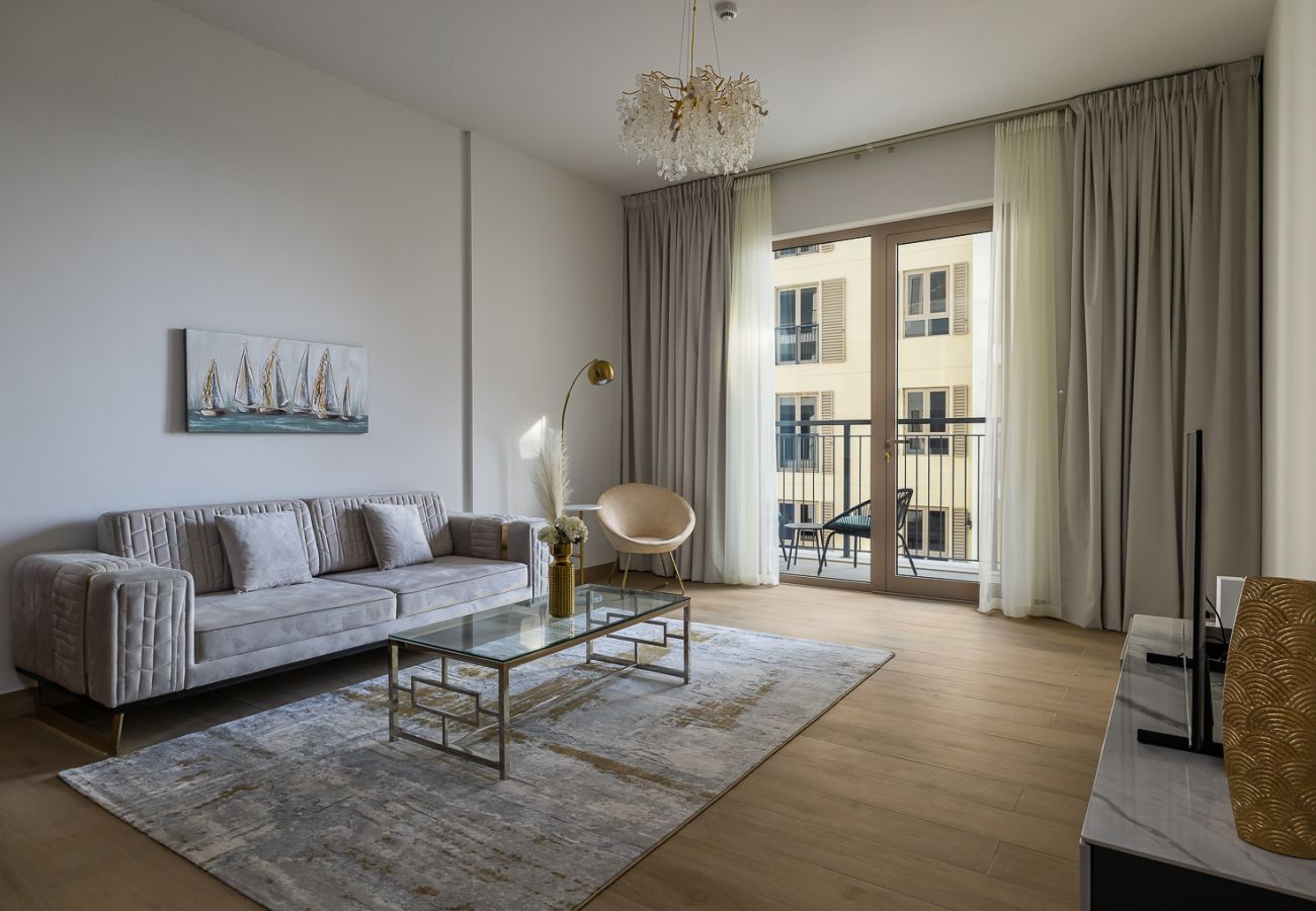 Апартаменты на Dubai - Chic 1-Bedroom Apartment with Stunning Views in La Mer
