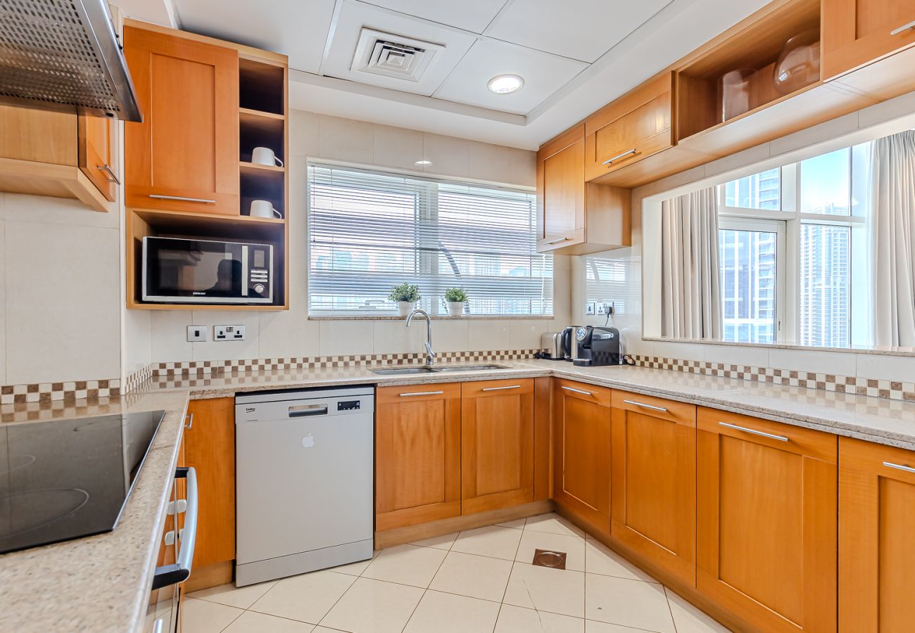 Апартаменты на Dubai - Spacious 3BDR Apartment in Marina with working desk