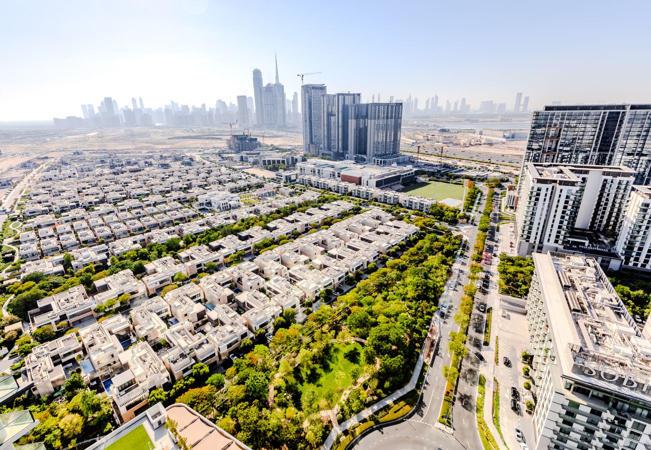 Апартаменты на Dubai - Modern & Cozy 1 BDR apartment with Burj Khalifa views