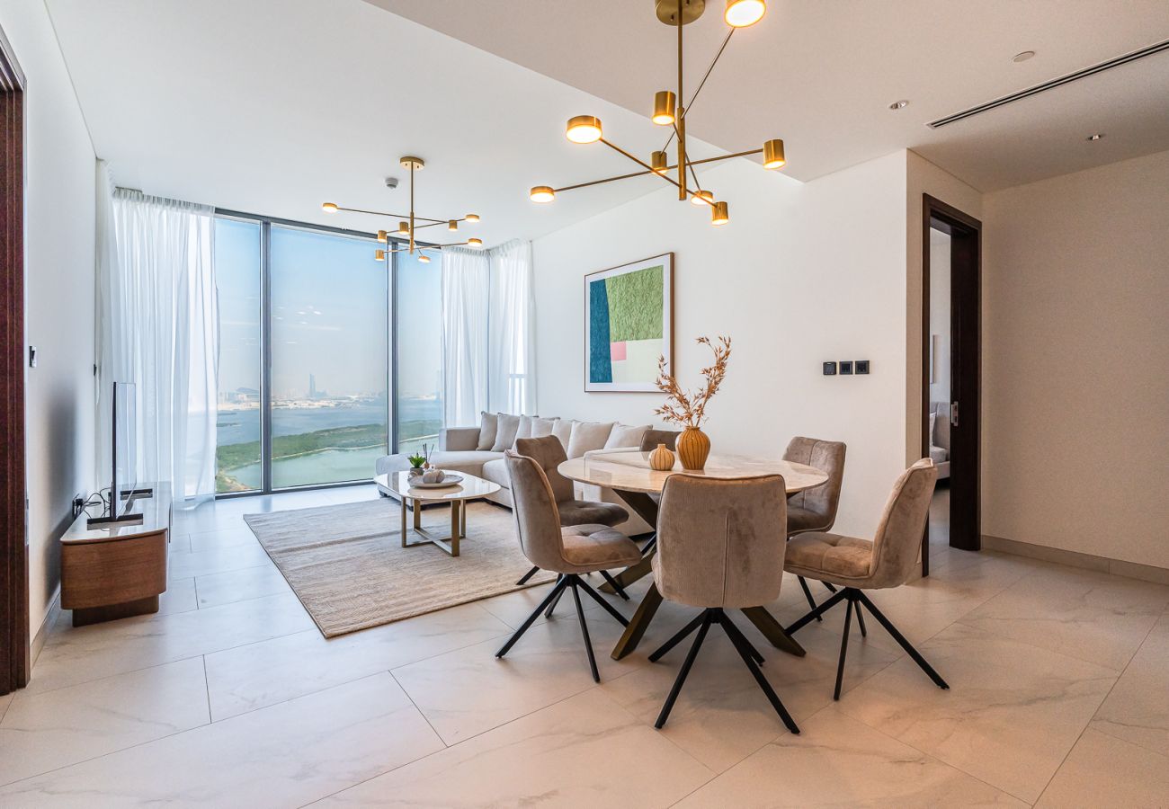 公寓 在 Dubai - Elegant 2-Bedroom Apartment with Stunning City and Water Views