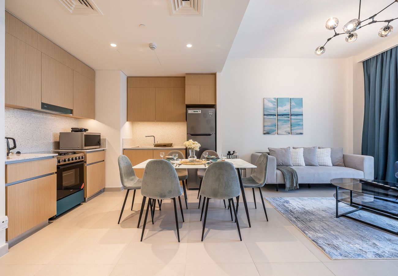 公寓 在 Dubai - Eccentric 1-Bedroom Apartment in Dubai Creek Harbour with Stunning Views