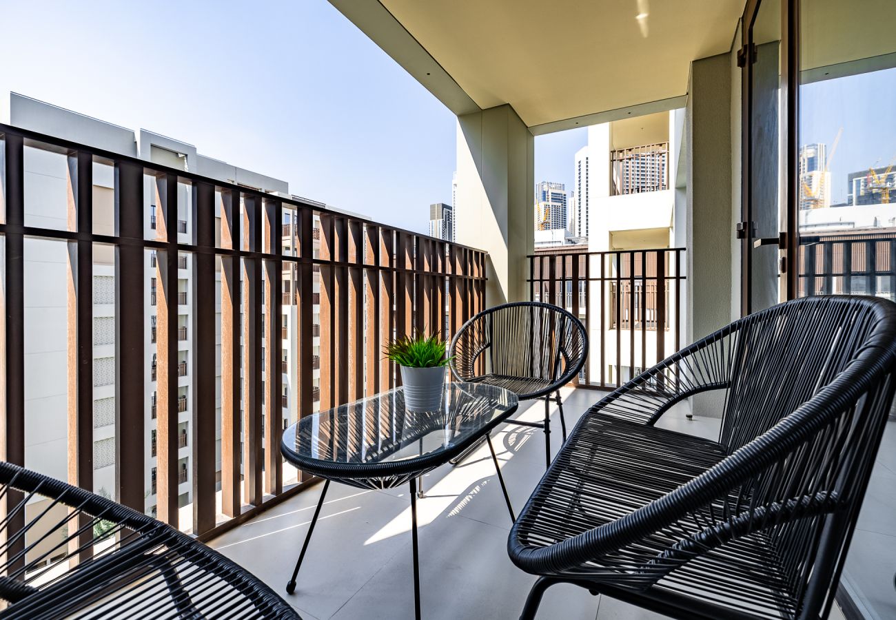 公寓 在 Dubai - Eccentric 1-Bedroom Apartment in Dubai Creek Harbour with Stunning Views