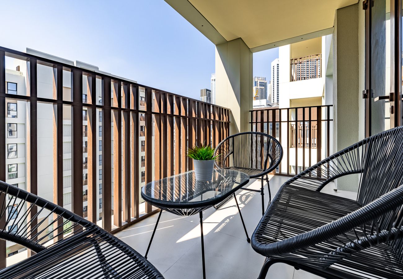 公寓 在 Dubai - Eccentric 1-Bedroom Apartment in Dubai Creek Harbour with Stunning Views