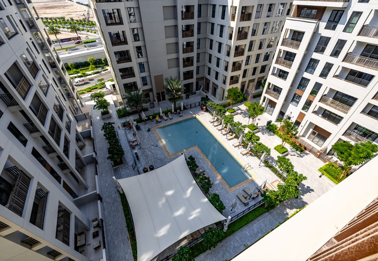 公寓 在 Dubai - Eccentric 1-Bedroom Apartment in Dubai Creek Harbour with Stunning Views