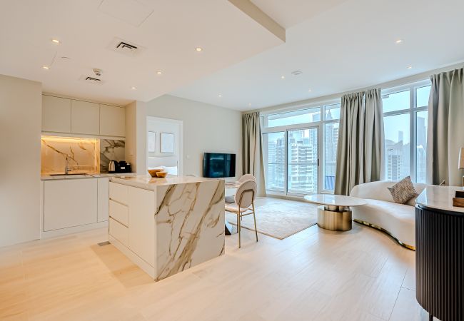 公寓 在 Dubai - Breathtaking 1 BDR apartment in Dubai Marina
